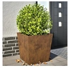 Image de Jardinières 2 pcs 50x50x50 cm acier corten, jardinière d'extérieur, boîte à fleurs, boîte de jardin, jardinière de 851079