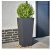 Image de Jardinières 2 pcs anthracite 35x35x75 cm acier, jardinière d'extérieur, boîte à fleurs, boîte de jardin, jardinière 851085