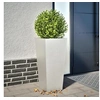 Image de Jardinière 35x35x75 cm acier inoxydable, jardinière d'extérieur, boîte à fleurs, boîte de jardin, jardinière de 851088