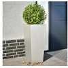 Image de Jardinières 2 pcs 35x35x75 cm acier inoxydable, jardinière d'extérieur, boîte à fleurs, boîte de jardin, jardinière 851089