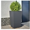 Image de Jardinières 2 pcs anthracite 45x45x75 cm acier, jardinière d'extérieur, boîte à fleurs, boîte de jardin, jardinière 851099