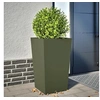 Image de Jardinière vert olive 45x45x75 cm acier, jardinière d'extérieur, boîte à fleurs, boîte de jardin, jardinière de 851100