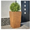 Image de Jardinière 45x45x75 cm acier corten, jardinière d'extérieur, boîte à fleurs, boîte de jardin, jardinière de patio, 851106