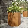 Image de Jardinières 2 pcs hexagone 46x40x45 cm acier résistant aux intempéries, jardinière de fleurs, jardinière de patio, 851121