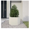 Image de Jardinière blanc hexagone 69x60x45 cm acier