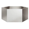 Image de Jardinière hexagone 104x90x45 cm acier inoxydable, jardinière de fleurs, jardinière de patio, jardinière de jardin, 851133