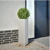 Image de Jardinières 2 pcs triangulaire 30x26x75 cm acier galvanisé