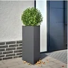 Image de Jardinière anthracite triangulaire 40x34,5x70 cm acier 851161