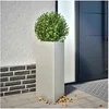 Image de Jardinières 2 pcs triangulaire 40x40x75 cm acier inoxydable 851166