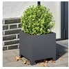 Image de Jardinières 2 pcs anthracite 30x30x30 cm acier, planteur, jardinière de patio, bac à fleurs, jardinière d'extérieur, 851190