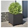 Image de Jardinières 2 pcs noir 40x40x40 cm acier, planteur, jardinière de patio, bac à fleurs, jardinière d'extérieur, boîte 851200