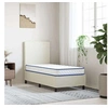 Image de Matelas mousse 80x160 cm accueil ferme soutien mi-ferme epaisseur 17 cm 5 zones housse de matelas