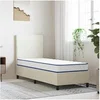 Image de Matelas mousse 80x200 cm accueil ferme soutien souple epaisseur 17 cm 5 zones housse de matelas
