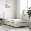 Image de Matelas mousse 90x190 cm accueil ferme soutien ferme epaisseur 17 cm Non specifie zones housse de matelas