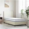 Image de Matelas mousse 100x200 cm accueil ferme soutien mi-ferme epaisseur 17 cm 5 zones housse de matelas