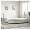 Image de Matelas mousse 200x200 cm accueil ferme soutien ferme epaisseur 17 cm 5 zones housse de matelas