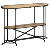Image de Table console 110x42x76 cm bois massif de manguier brut, bout de canapé, table console de couloir, table console de 4013500