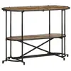 Image de Table console 110x42x76 cm bois massif de récupération, bout de canapé, table console de couloir, table console de 4013502