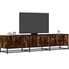 Image de Meuble TV chêne fumé 180x35x41 cm bois d'ingénierie, support TV, buffet TV, meuble multimédia, banc TV, meuble hifi, 3300787