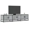 Image de Meuble TV sonoma gris 180x35x41 cm bois d'ingénierie, support TV, buffet TV, meuble multimédia, banc TV, meuble hifi, 3300788