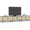 Image de Meuble TV chêne sonoma 240x35x41 cm bois d'ingénierie, support TV, buffet TV, meuble multimédia, banc TV, meuble 3300796