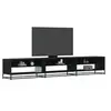 Image de Meuble TV noir 270x40x46 cm bois d ingénierie