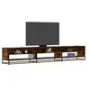 Image de Meuble TV chêne fumé 270x40x46 cm bois d ingénierie