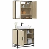 Image de Ensemble de meubles de salle de bain 2 pcs chêne sonoma 3300906