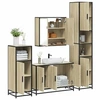 Image de Ensemble de meubles de salle de bain 4 pcs chêne sonoma