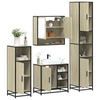 Image de Ensemble de meubles de salle de bain 4 pcs chêne sonoma