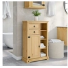Image de Armoire de salle de bain Corona 70x33x110 cm bois de pin massif, armoire de rangement de salle de bain, placard de 4013403