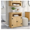 Image de Armoire de salle de bain Corona 70x33x80 cm bois de pin massif, armoire de rangement de salle de bain, placard de 4013405