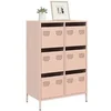 Image de Buffet haut rose 68x39x101,5 cm acier 851221