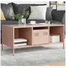 Image de Table basse rose 101,5x50x43,5 cm acier laminé à froid 851275
