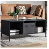 Image de Table basse anthracite 101,5x50x43,5 cm acier laminé à froid