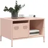 Image de Table basse rose 68,5x50x43,5 cm acier laminé à froid