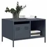 Image de Table basse anthracite 68,5x50x43,5 cm acier laminé à froid 851282