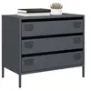 Image de Buffet anthracite 68x39x58,5 cm acier laminé à froid, meuble de rangement, meuble de rangement de cuisine, meuble de 851294