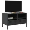 Image de Meuble TV noir 68x39x43,5 cm acier laminé à froid 851316