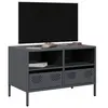 Image de Meuble TV anthracite 68x39x43,5 cm acier laminé à froid 851318
