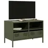 Image de Meuble TV vert olive 68x39x43,5 cm acier laminé à froid 851320