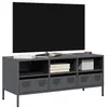 Image de Meuble TV anthracite 101,5x39x43,5 cm acier laminé à froid 851324
