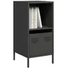 Image de Buffet noir 35x39x73,5 cm acier laminé à froid