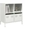 Image de Buffet blanc 68x39x73,5 cm acier laminé à froid