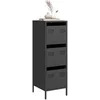 Image de Buffet haut noir 39x35x103,5 cm acier