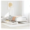 Image de Bedframe zonder matras massief grenenhout wit 90x190 cm3301423
