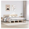 Image de Cadre de lit avec tête de lit 180x200 cm bois de pin massif, lit, meuble de chambre à coucher, lit en bois, lit 3302303