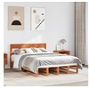 Image de Bedframe zonder matras massief grenenhout wasbruin 120x190 cm3302311
