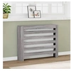 Image de Cache-radiateur sonoma gris 104x20x82 cm bois d'ingénierie, bouchon de radiateur, cache-radiateur haut, radiateur à 852695
