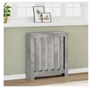 Image de Cache-radiateur gris béton 78x20x82 cm bois d'ingénierie, bouchon de radiateur, cache-radiateur haut, radiateur à 852729